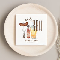 We do BBQ barbecue couples shower customized