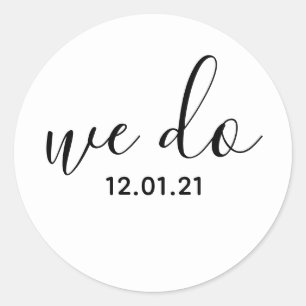 We Do Dated Envelope Seal