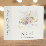We Do Floral Romantic Watercolor Wedding Planner<br><div class="desc">Elegant wedding planning binder with a floral watercolor painting,  luxurious script for "We Do" and "Our Wedding" - fully customizable text elements. Default background color is a soft cream white but can be changed in the design tool if you want.</div>