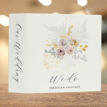 We Do Floral Romantic Watercolor Wedding Planner  3 Ring Binder<br><div class="desc">Elegant wedding planning binder with a floral watercolor painting,  luxurious script for "We Do" and "Our Wedding" - fully customizable text elements. Default background color is a soft cream white but can be changed in the design tool if you want.</div>