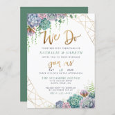 Destination Wedding Invitation,Desert Wedding Watercolor Nevada Wedding Invitation Cactus Flowers,Printed Invitation,Wedding Set,Envelopes