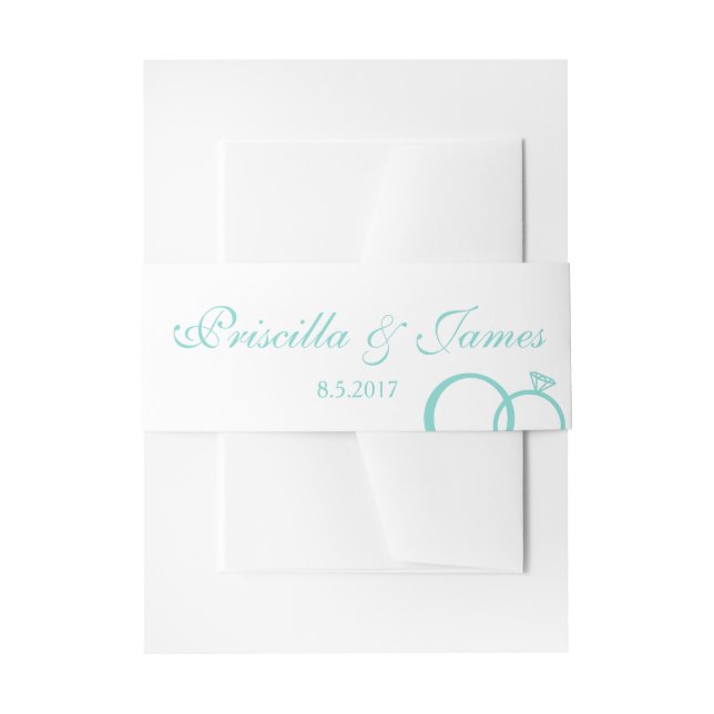 We Do! Invitation Belly Band (Front Example)