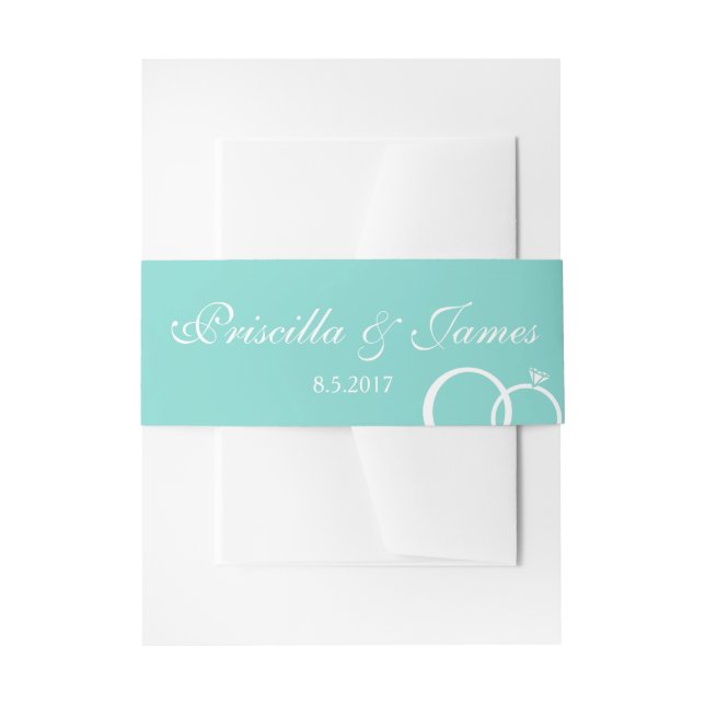We Do! Invitation Belly Band (Front Example)
