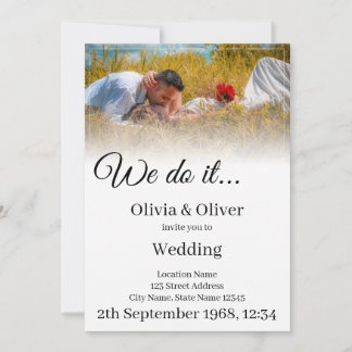 We do it - Kissing Couple on a Meadow