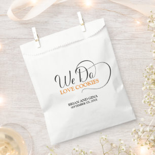 We Do Love Cookies Personalized Favor Bag