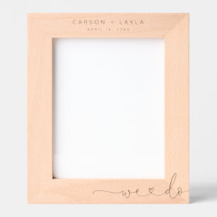 We Do Personalized Wedding Engraved Frames