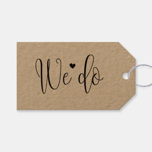 We do Rustic script calligraphy wedding thank you Gift Tags