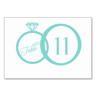 We Do! Table Number Card