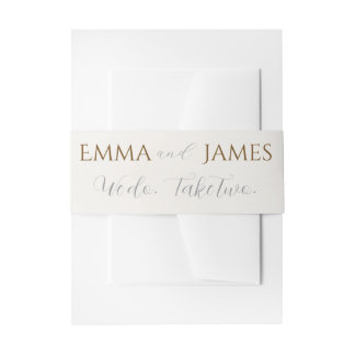 We do. Take two. Ivory Invitation Belly  Band