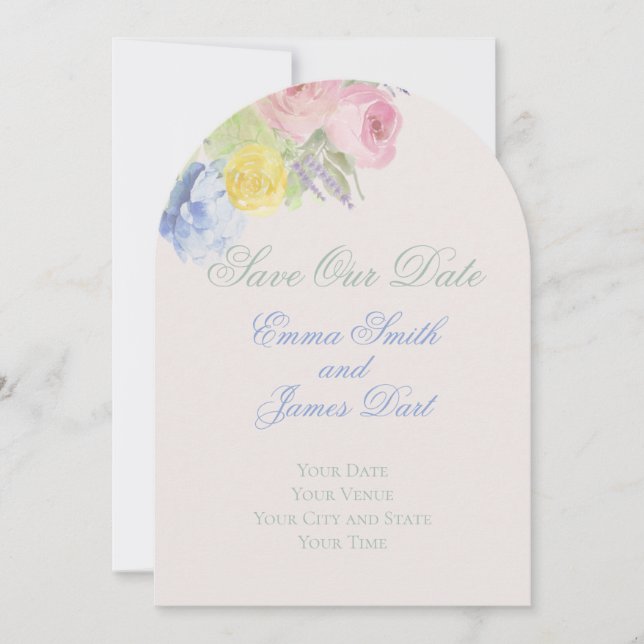 We do Take two Save the Date (Front)