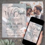 We Do, We Did, We Eloped! Photo Wedding Reception Save The Date