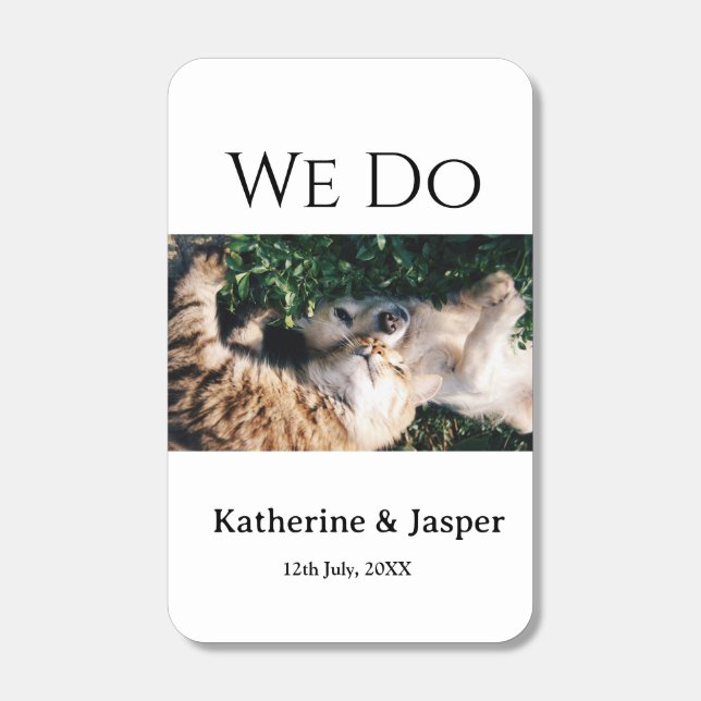 We do wedding engagement pet name photo date coupl matchboxes (Front)