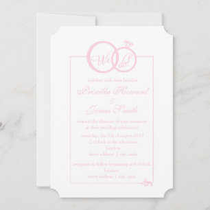 We Do Wedding Invitation
