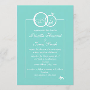 We Do Wedding Invitation