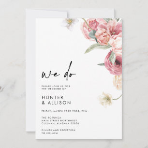 We Do Wedding Invitation   Annabeth 