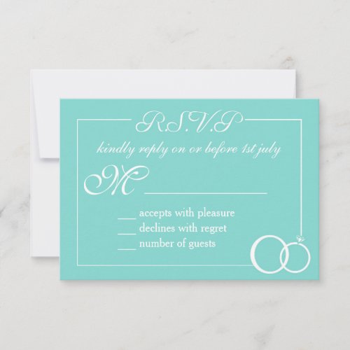 We Do Wedding RSVP Card