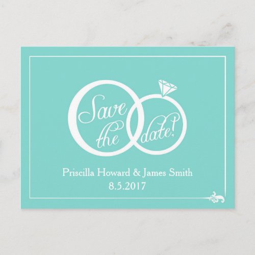 We Do Wedding Save The Date Postcard