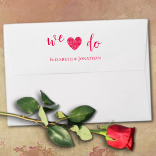 We Do! Wedding Self-inking Stamp
