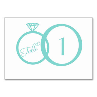 We Do Wedding Table Number