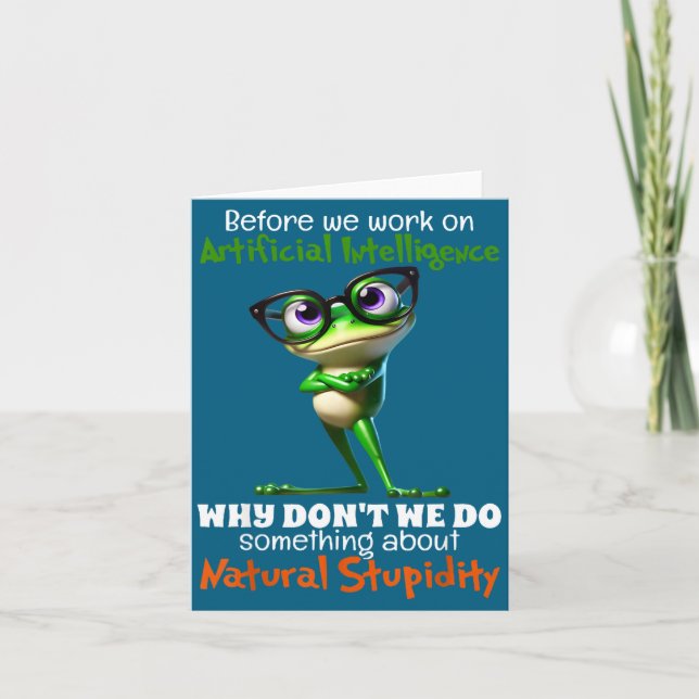 We Don't Before Work Artificial Intelligence Why Card (Front)