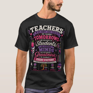 WE DONT JUST TEACH WE CHANGE TOMORROWS T-Shirt