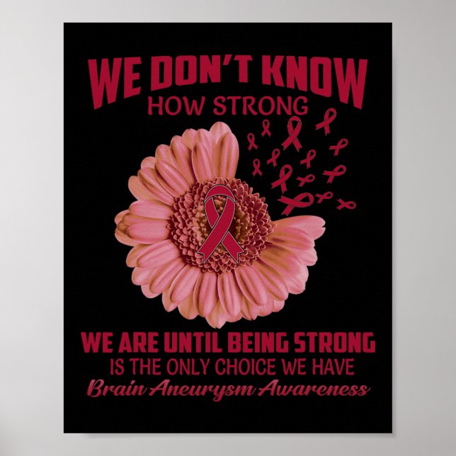 We don't know how strong Brain Aneurysm  Poster (Front)