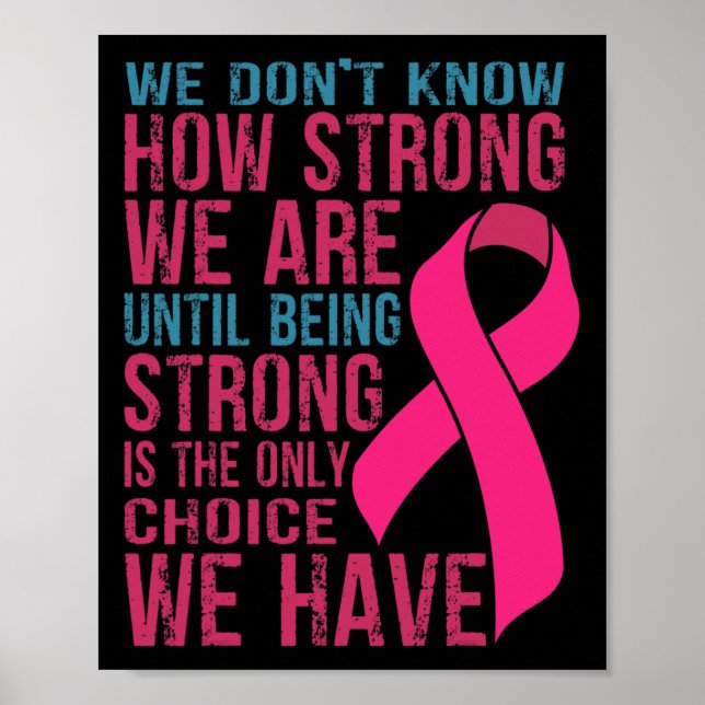 We Don't Know How Strong We Are  Poster (Front)