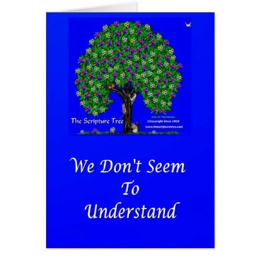 We Don't Seem To Understand Cards (Front)