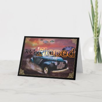 We Eloped - Chased By Ufo Announcement by ValxArt at Zazzle