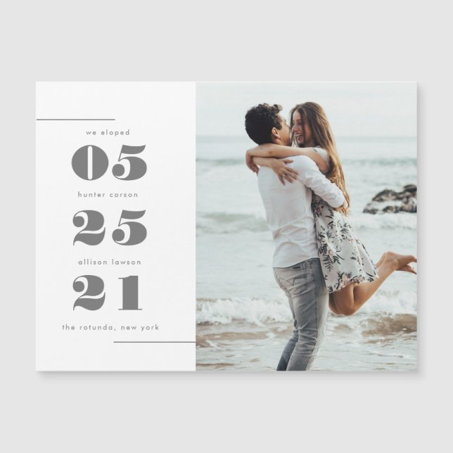 We Eloped |  Magnet (Front)