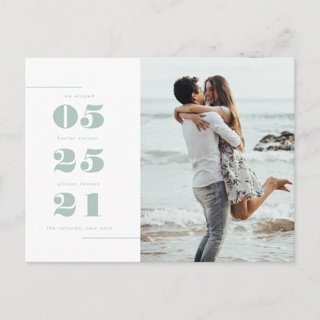We Eloped | Post Card (Front)