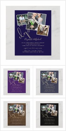 We Eloped Wedding Reception Invites/Announcements