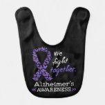 We fight together - Alzheimer awareness Baby Bib