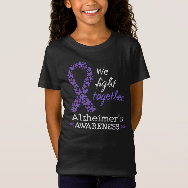 We fight together - Alzheimer awareness T-Shirt (Front)