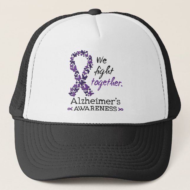 We fight together - Alzheimer awareness Trucker Hat (Front)