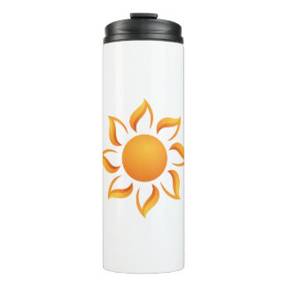 We fill the days with sunshine thermal tumbler