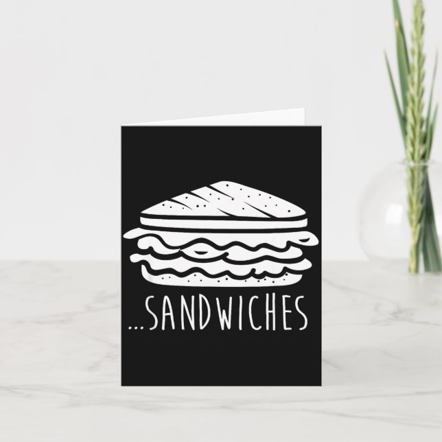 We Finish Each Other's Sandwiches Funny Matching  Card (Front)