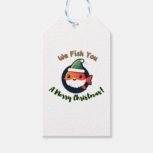 We Fish You A Merry Christmas Gift Tags