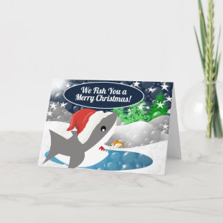 We Fish You a Merry Christmas Holiday Card