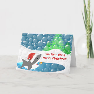 We Fish You a Merry Christmas Holiday Card