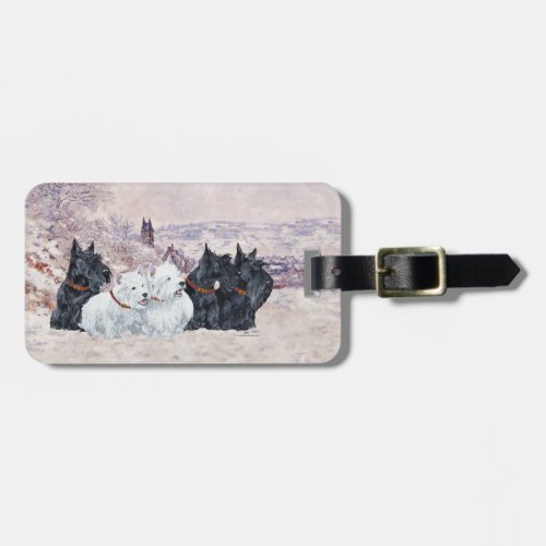 We Five Winter Luggage Tag