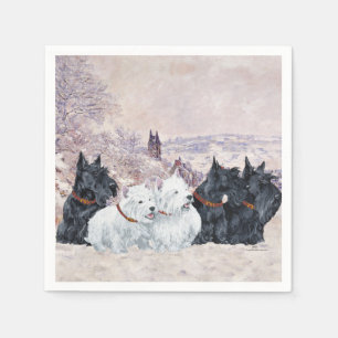 We Five Winter Paper Napkins