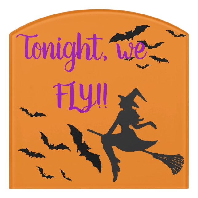 We Fly! Door Sign (Contour Front)