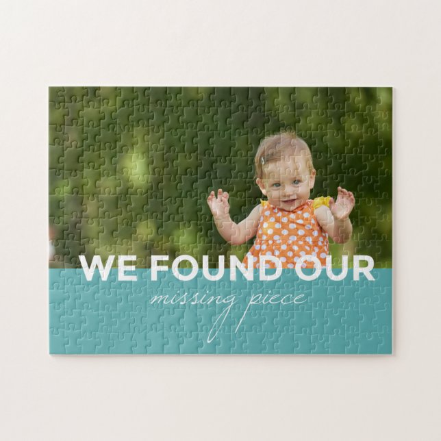 We Found Our Missing Piece - Adoption Puzzle (Horizontal)