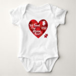 We Found Our Missing Piece - Puzzle Heart Baby Bodysuit at Zazzle