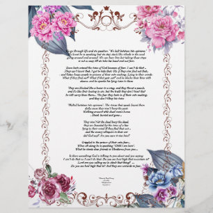 We Go Through Life Linen Paper