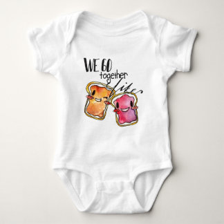 We Go Together like Peanut Butter and Jelly Baby Bodysuit