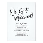 We Got Married Party Invitations 7