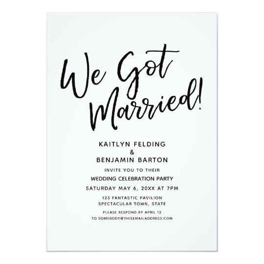 Casual Wedding Dinner Invitations 8