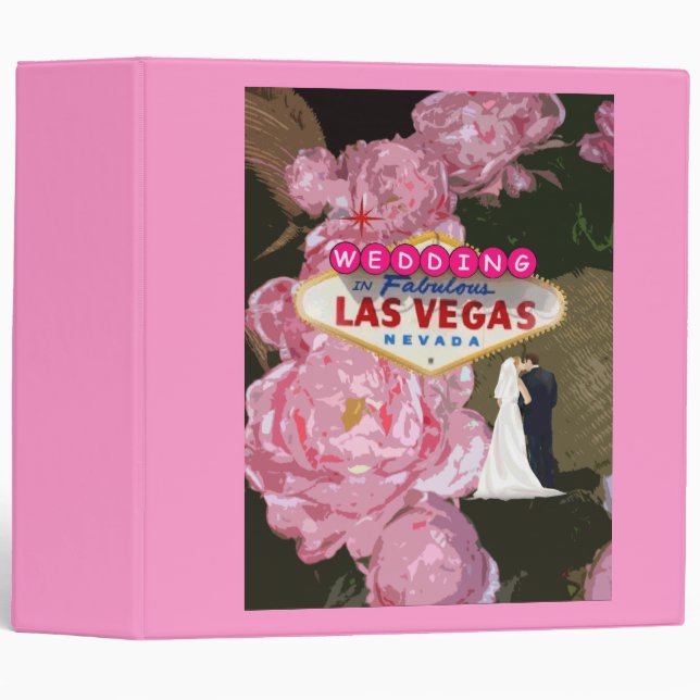 We Got Married Las Vegas Wedding Album Binder (Front/Spine)